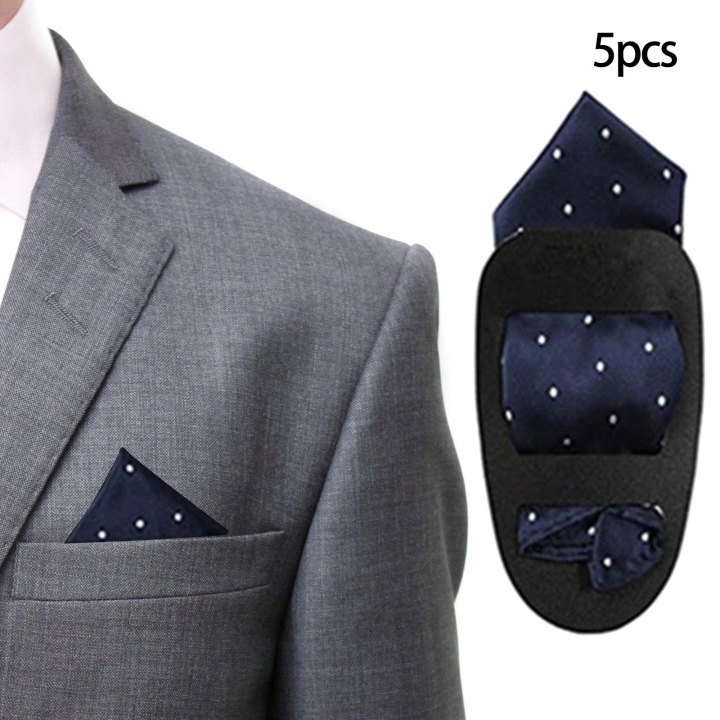 Sleek Pocket Square Органайзер Набір для чоловіків s Suits and Куртки Piece Bundle — фото 4