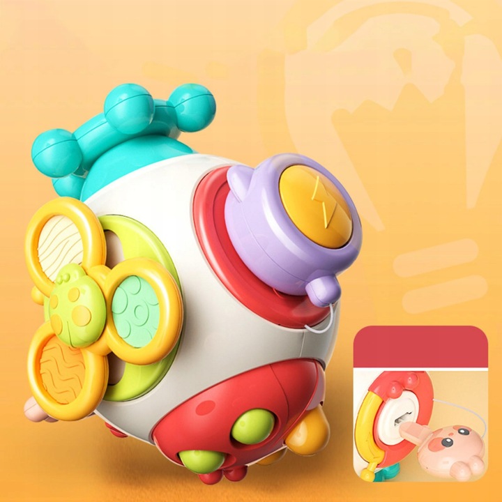 Baby Busy Ball Дрібна моторика Багатофункціональне розпізнавання кольорів Розвивальний — фото 4
