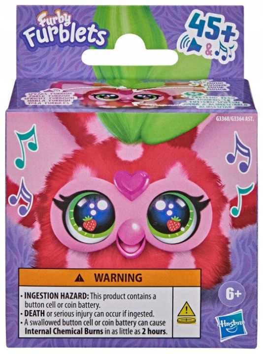 Furby Furblets Інтерактивна м'яка іграшка Ber-Ree полуниця Hasbro G3368 — фото 2