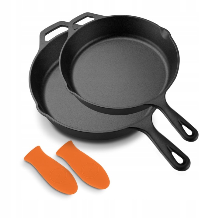 Litinová Pánev Sada 2KS 26+30 CM, Nepřilnavá, Indukční Nutrichef
