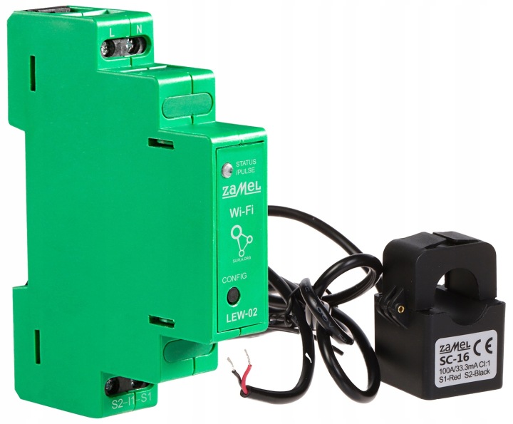 Monitor Elektrické Energie LEV-02 Jednofázový Zamel