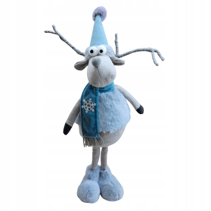 Stojící sob, zábavná figurka na Vánoce, 60 cm