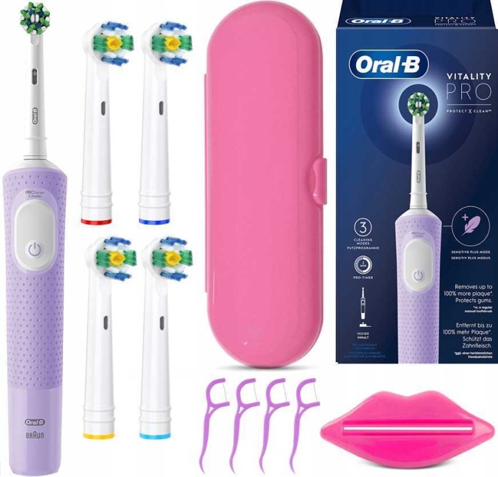 Щіточка Електрична для Зубів Oral-B Vitality Pro D103 Фіолетовий K7711 — фото 4