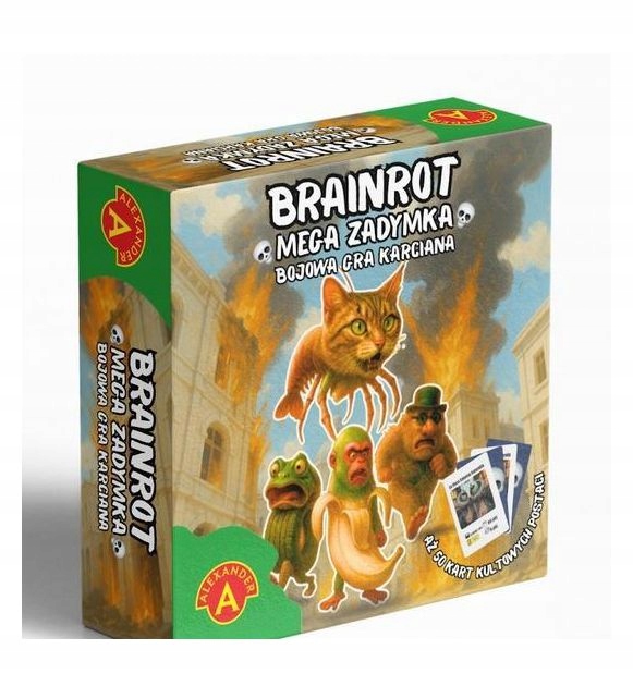 Гра Карткова Brainrot Mega-Zadymka Мемна Швидка +5 років карткова гра
