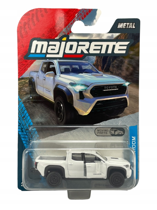 Majorette шоурум premium cars - toyota tacoma trd pro біла 2000000