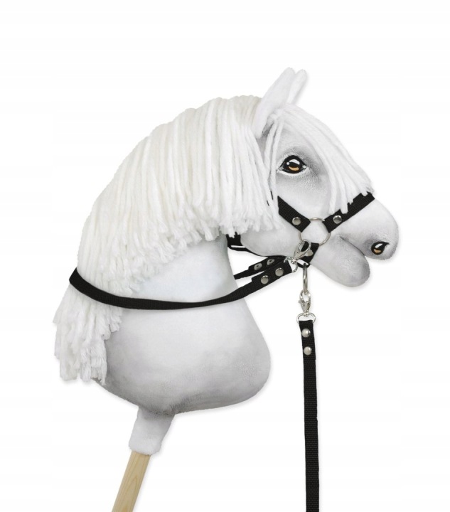 Поводи для коня Hobby Horse - чорні — фото 2