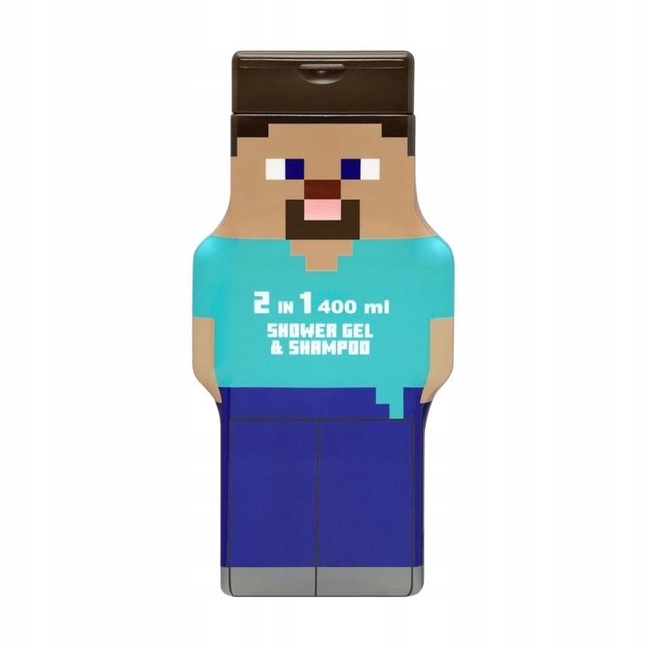 Гель для душу і шампунь 2 в 1 для дітей, Minecraft 400 мл Air-Val — фото 2