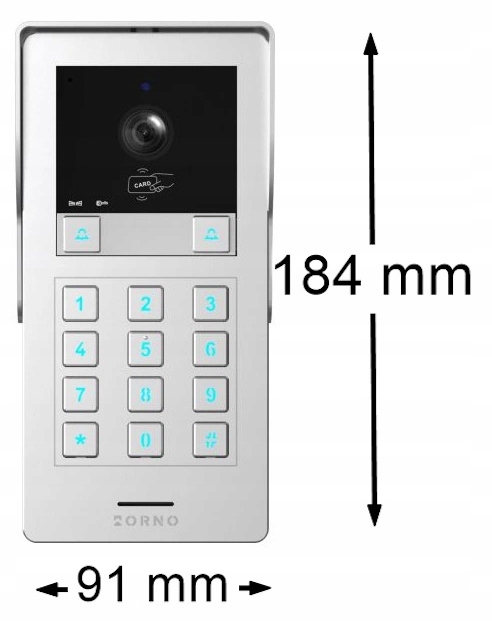Orno Gayd MULTI2, dvourodinný videotelefonní set, 2-žilový, 8", Wi-Fi,