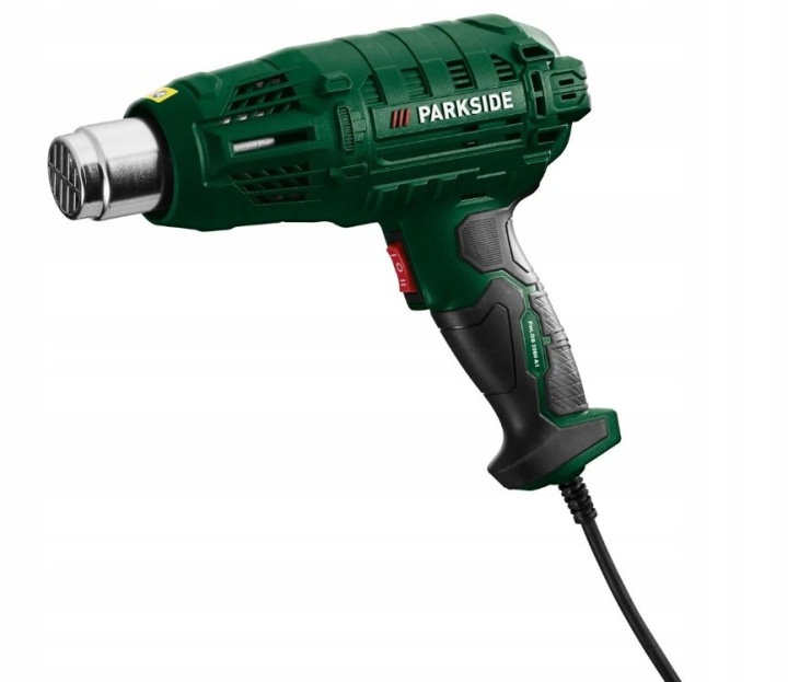 Parkside Horkovzdušná Pistole 2000W Phlgb 2000 A1 – 3 různé trysky