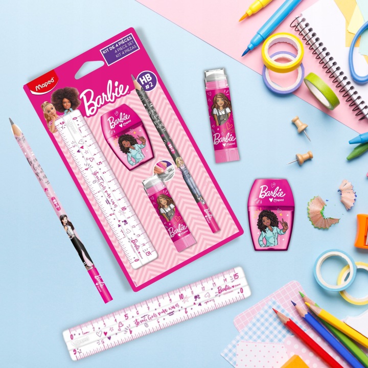 Набір art. шкільних Barbie 4 ел. MAPED 238x137 мм Maped — фото 2