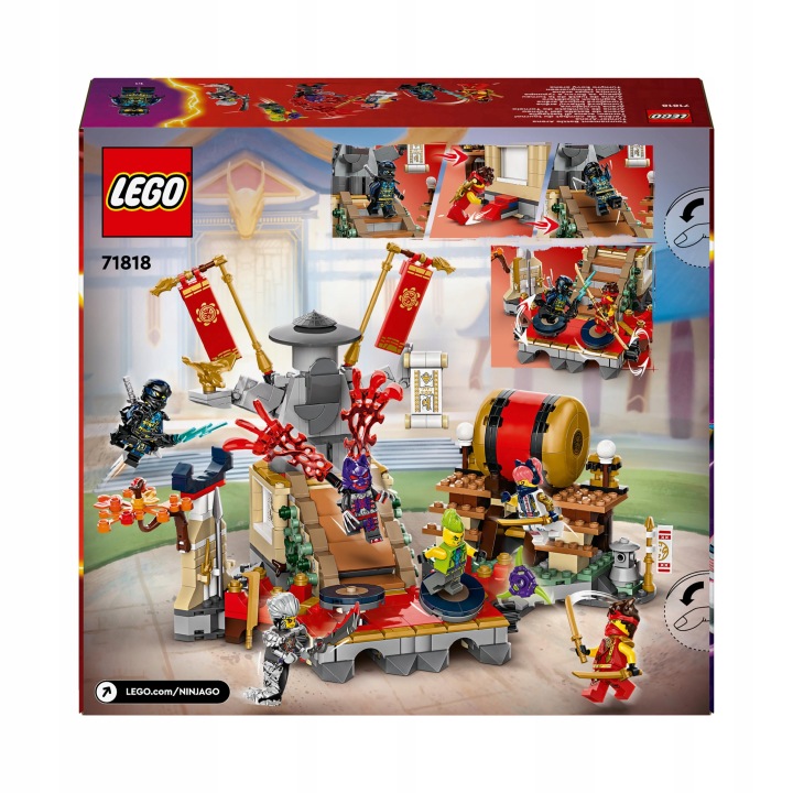 Конструктор LEGO NINJAGO 71818 Арена турнірна 659 елементів — фото 13