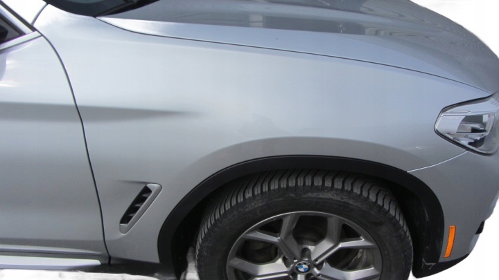 BMW X3 G01 G02 pravý předek blatník pravý přední A83 GLACIER SILBER SREBRNY