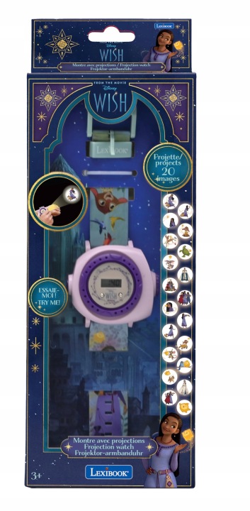 Lexibook Disney Wish Наручний годинник з проектором для дітей 3+ DMW050WI — фото 3