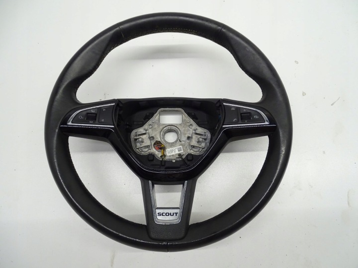 Volant Cuir, en cuir SKORZANA MULTI SKODA OCTAVIA III 5E SCOUT 5E0419091BJ