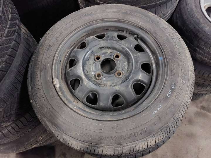 CUSCINETTO TENDICINGHIA Ruota di scorta ZAPAS 4x100 4,5Jx14 FI54,1 165/70R14 SUZUKI IGNIS TOYOTA