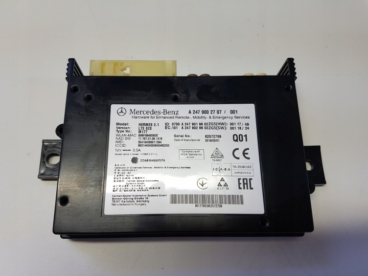 MERCEDES w177 module control unit A2479002707