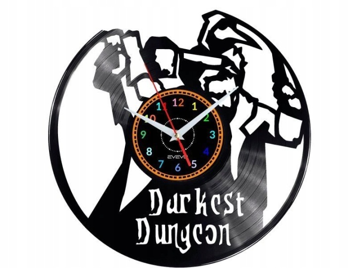 Darkest Dungeon Video Game Nástěnné Hodiny Dekorativní Moderní Deska Viny