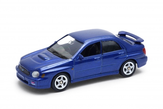 激安通販 Impreza Subaru WRX 13301877757 - 1:60 Welly model 2002 STi 自動車