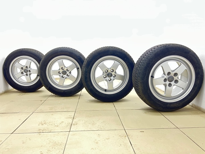 4X disky kola 16" gumy 7MM ZIMA 8W0601025 CONTIN 205/60R16 Audi A4 B9 8W