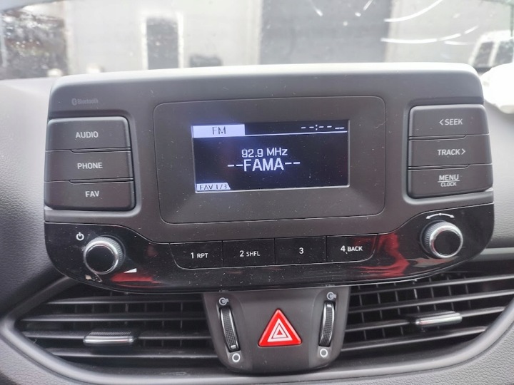 RADIO FABRYCZNE BLUETOOTH HYUNDAI I30 III (2017-) 96150G4320