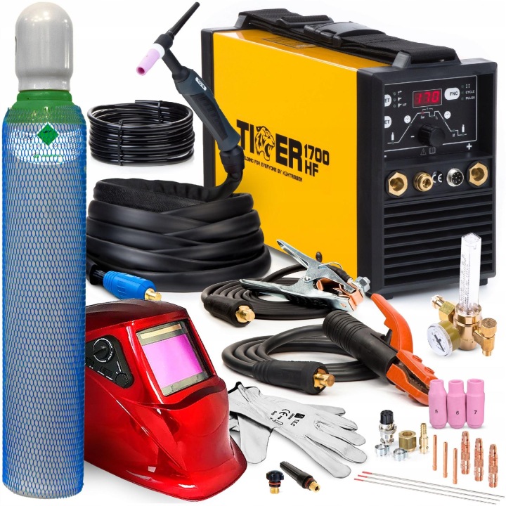 Invertorová Svářečka Invertor Tiger 1700 Hf Tig DC Puls Mma 230V 170A Hf