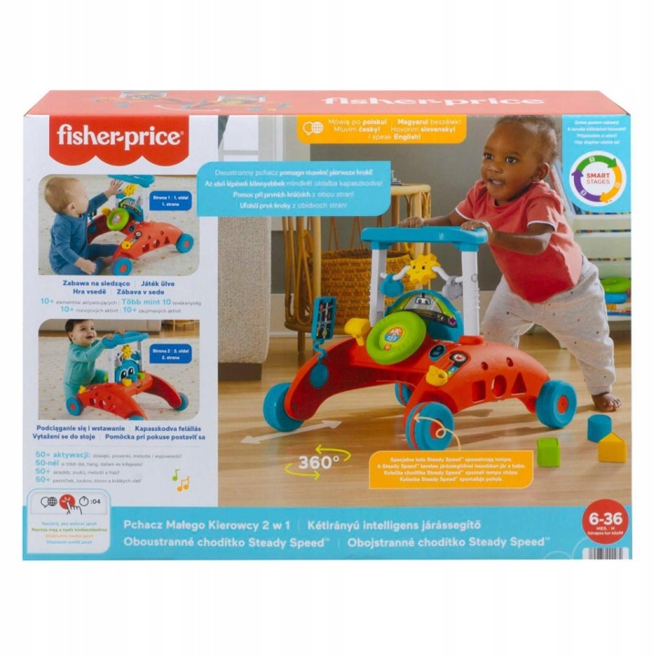 FISHER PRICE ходунки каталка маленького водія HJP44 — фото 2