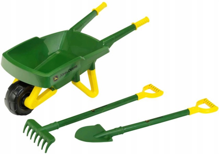 Набір маленького садівника JOHN DEERE KIDS тачка + зелені інструменти садові — фото 2