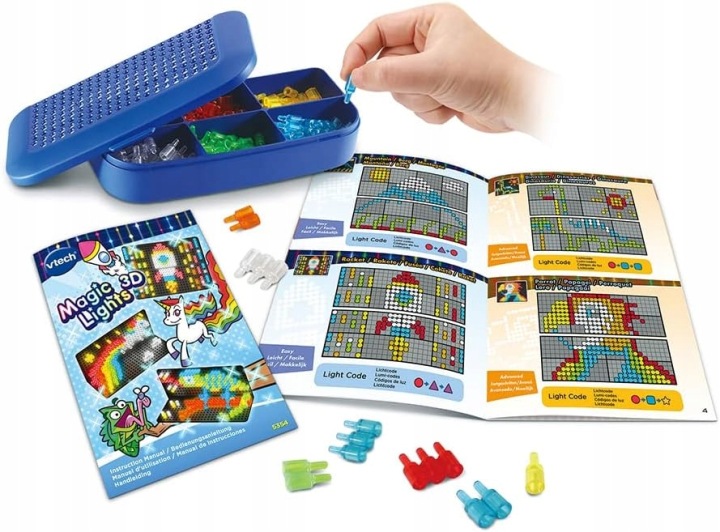 Гра розвивальна VTech Magic Lights 3D творчі майстерні для дітей (виставковий) — фото 4