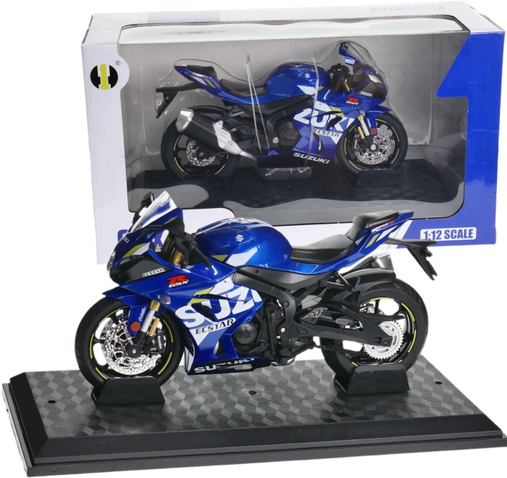 Suzuki GSX 1000R 1:12 модель мотоцикла світло і звук синій