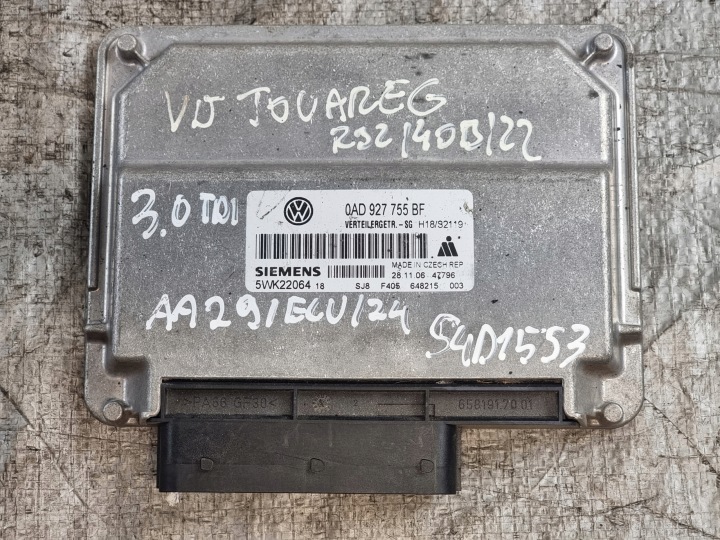 Bedienteil Getriebe getriebe OE 0AD927755BF VW TOUAREG und 3.0 TDI