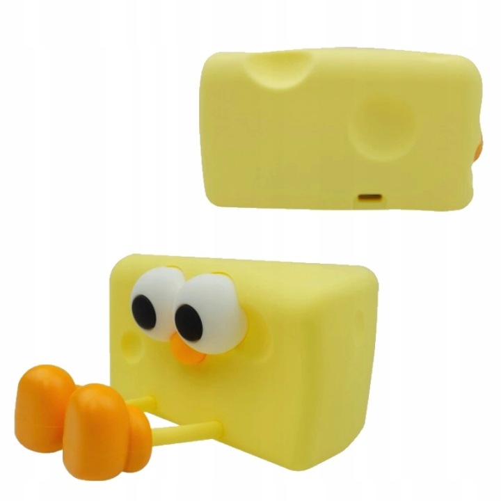 Нічник для Дітей Сирок Жовта Силіконова + Кабель USB Сенсорна 1 Вт 0.2 А — фото 11