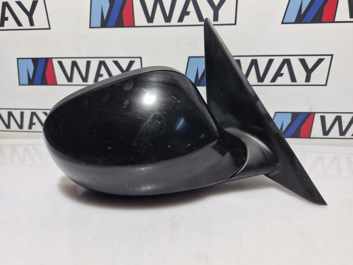 BMW E90 LCI SPECCHIETTO RETROVISORE Destro 5 PIN 668 SCHWARZ II
