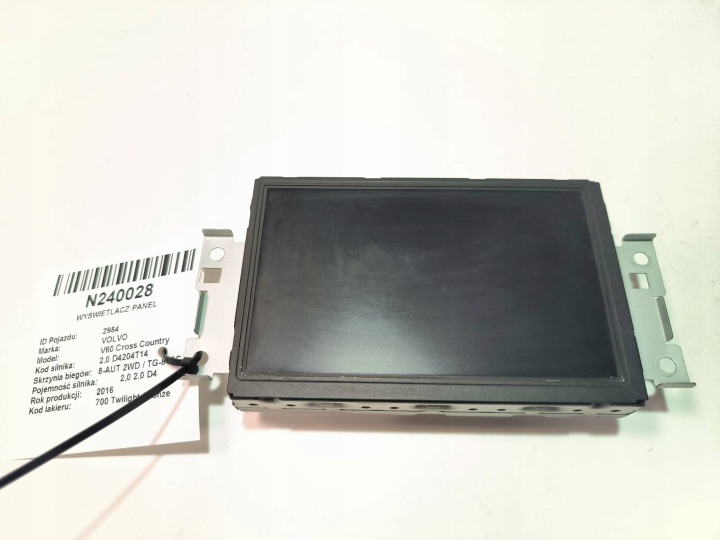 display PANEL 31382065AE VOLVO V60 Cross Country