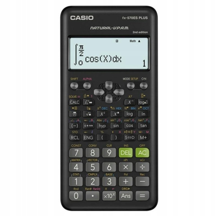 Калькулятор науковий навчання ліцей CASIO FX570ESPLUS запис натуральний інтеграли — фото 6