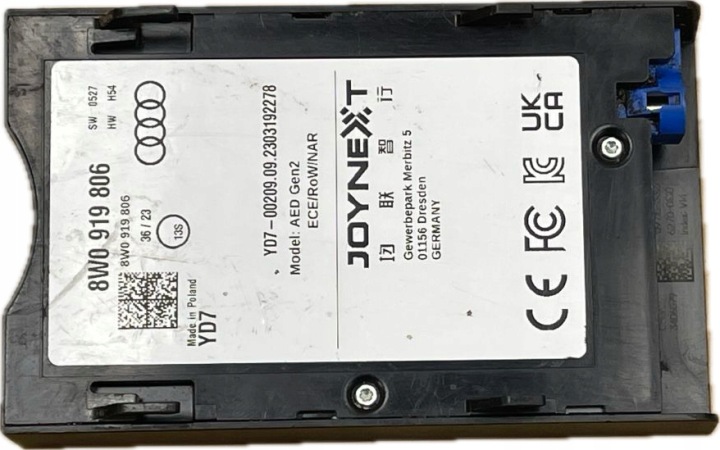 AUDI A4 B9 A5 F5 15- modulo Centralina AED 8W0919806