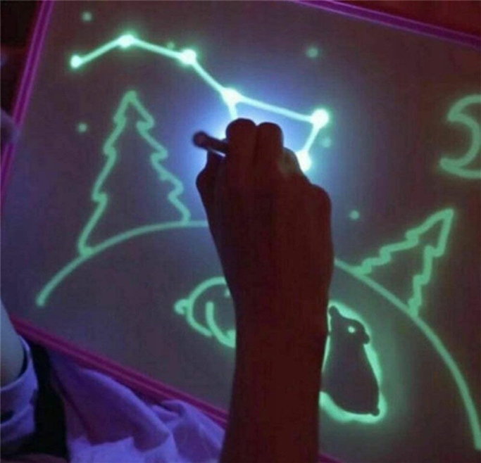 Велика дошка малювання світло LED планшет дошка для малювання — фото 11