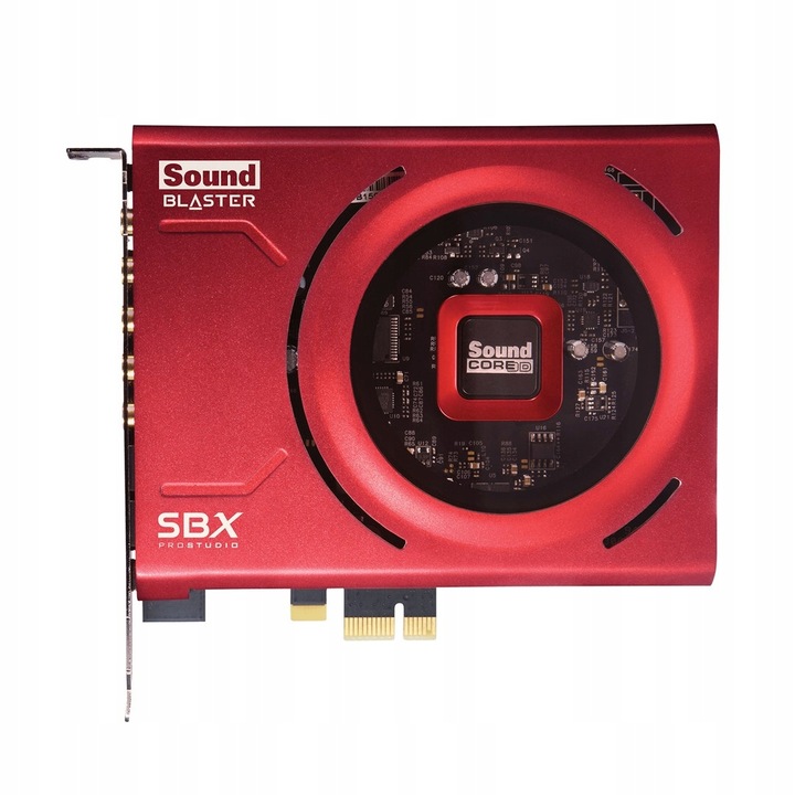 Creative Karta dźwiękowa Sound Blaster Z SE PCI-e czerwony
