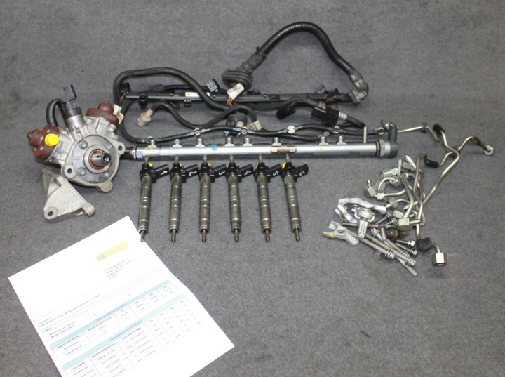 BMW F30 F10 F15 N57D30B 3.5D 313KM UKLAD PALIWOWY Injecteurs Pompe WYDRUK