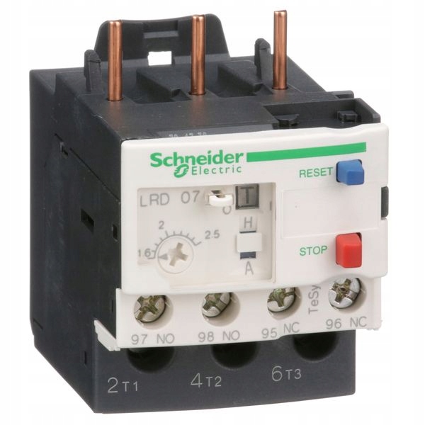 Schneider Electric relé přetížení TeSys Deca 1,6-2,5 A LRD07
