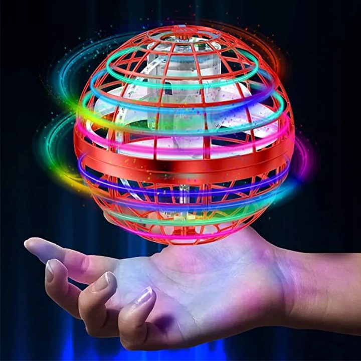 Літаюча куля UFO м'яч світний керований рукою LED USB пульт KOSMOKULA — фото 6