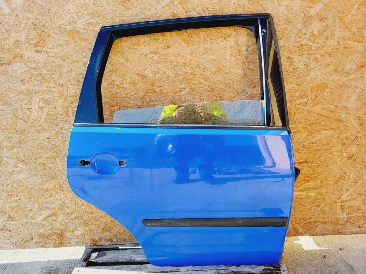 Portière Arrière Droite Arrière Droit VW POLO 9N Bleu HB