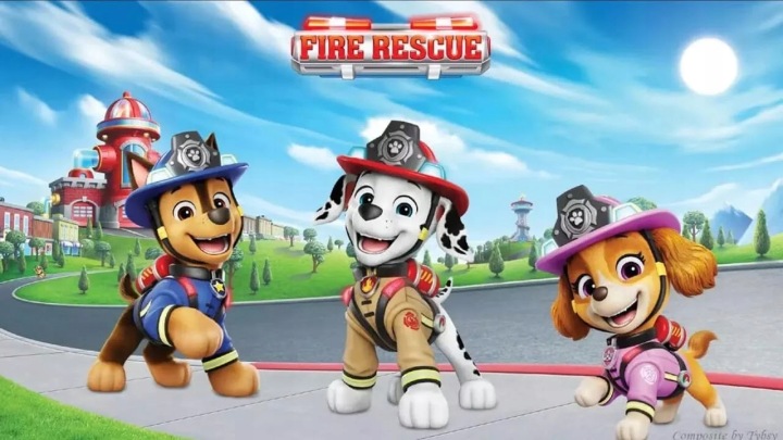 PSI PATROL RYDER фігурка транспортний засіб рятувальний пожежник + в костюмі FIRE RESCUE — фото 6