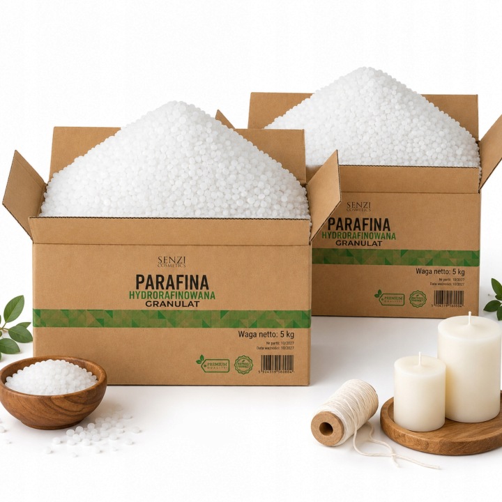 Parafín pro odlévání volně stojících svíček Granulát 2x5 kg