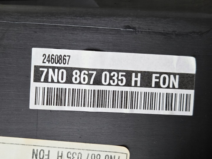 VW Sharan 7N FLACON FLACON SEAT ALHAMBRA 7 OS Zzoemcodez 12