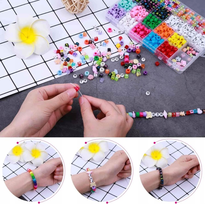 4700 шт., 72 кольори Pony Намистини Rainbow Kandi Намистина для набору rob — фото 7