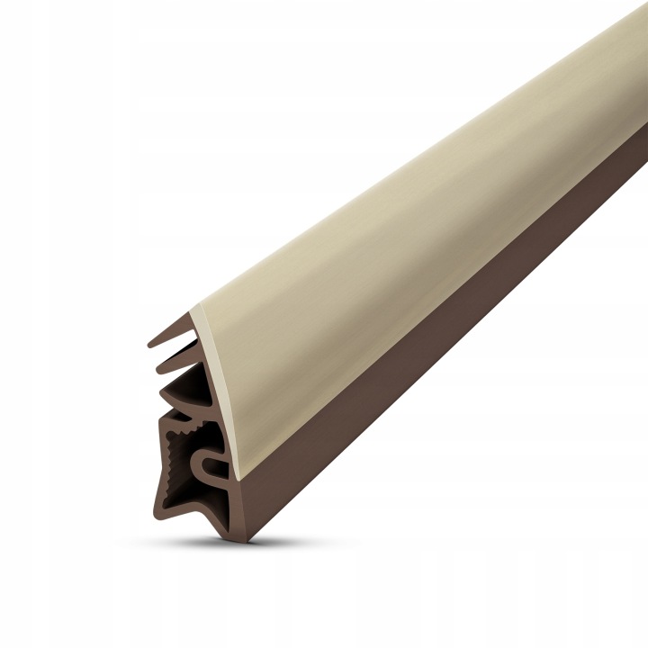 Těsnění do okna Těsnění dřevěných oken, dvoukomorové, hnědé KD-6 40 m