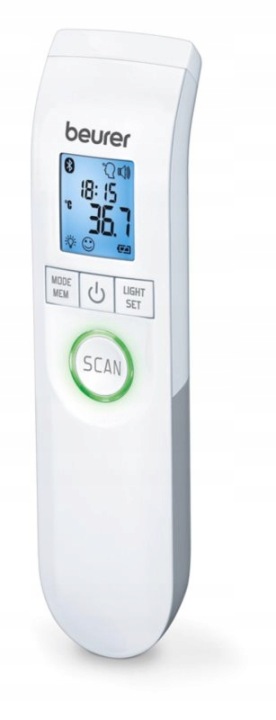 Термометр безконтактний BEURER FT95 додаток сигналізація дисплей LCD — фото 2
