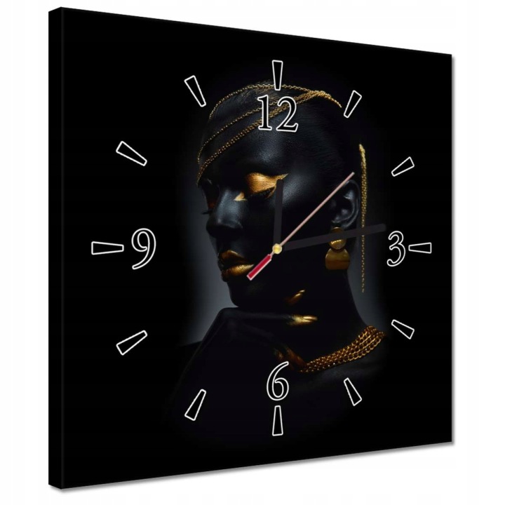 Hodiny 30x30 Pozlacený obličej