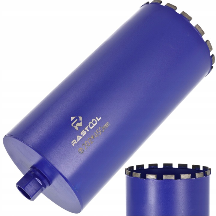 Vrták Do Betonu 202x450MM Vrtačka Korunkový Vrták Kvalita