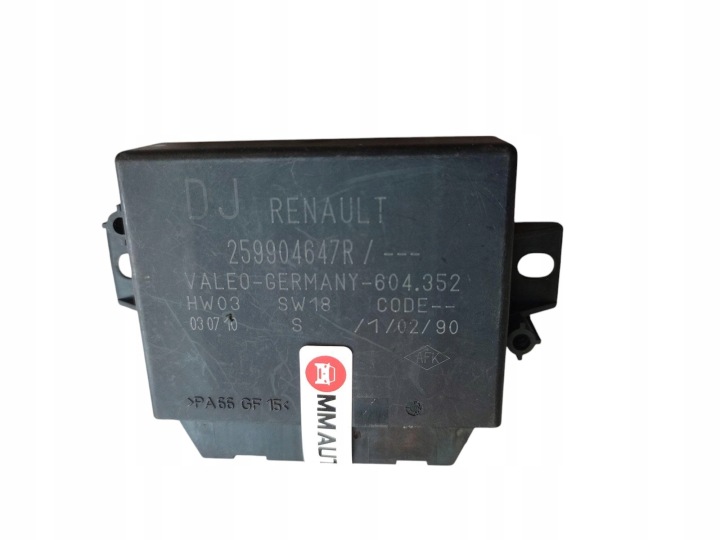 modulo Centralina PDC parcheggio RENAULT SCENIC III LAGUNA III 259904647R